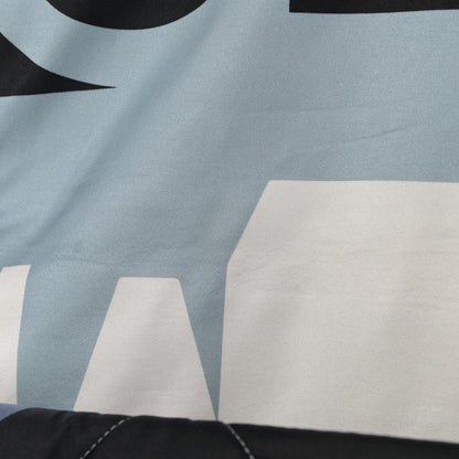 Chanel Silk Maxi Scarf Chanel 19 Flap Black Blue White 11 of 11