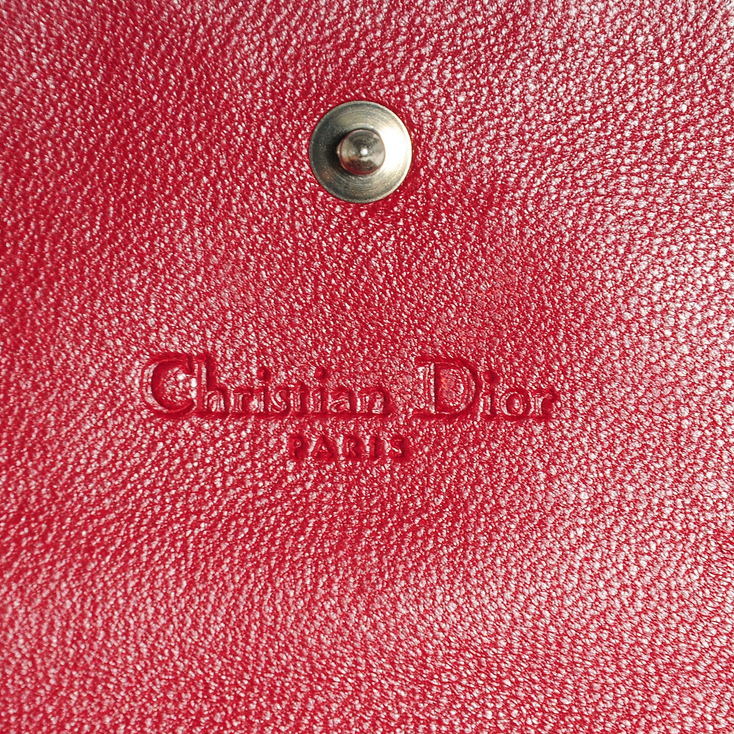 Patent Cannage Rendez-vous Chain Wallet Red