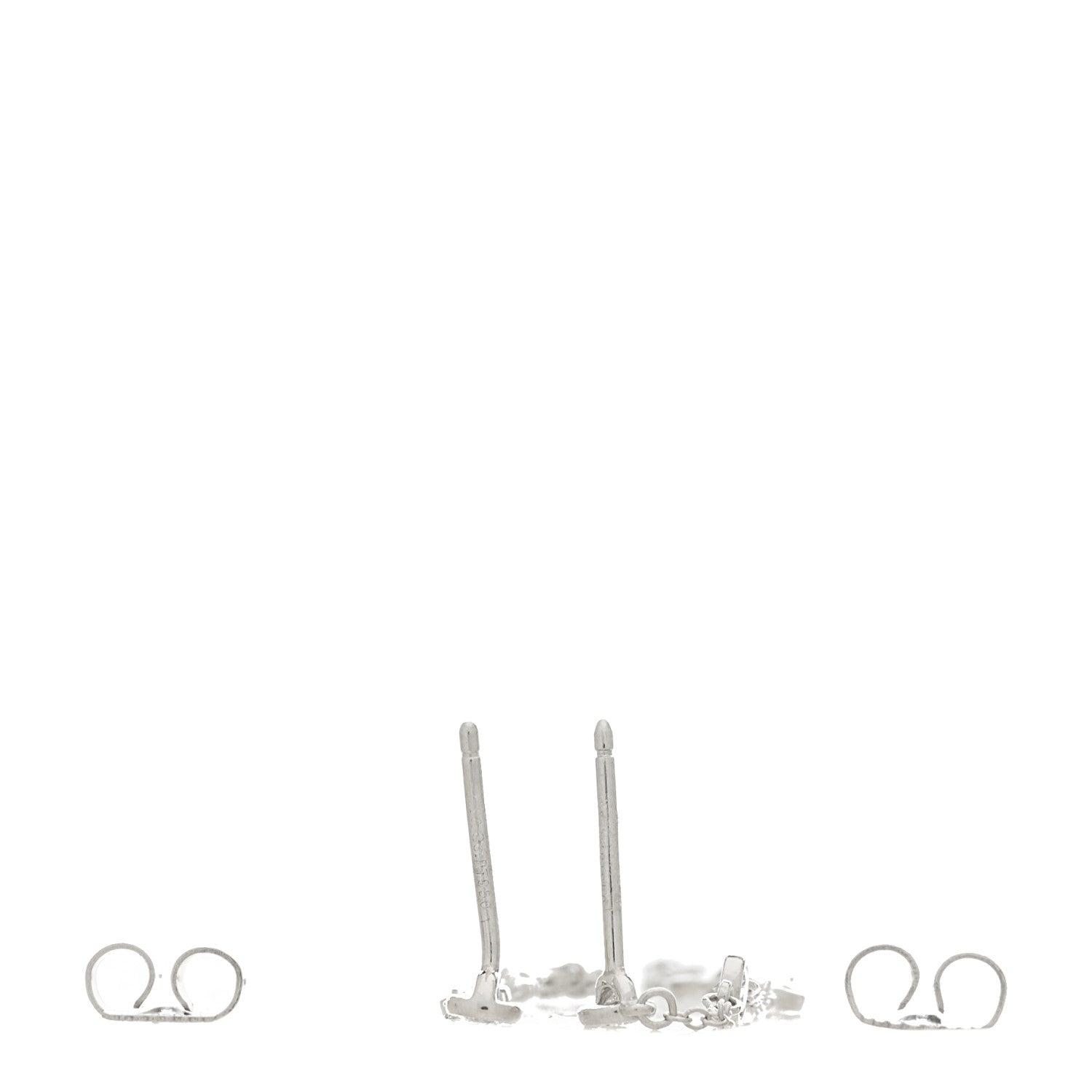 Tiffany Platinum Elsa Peretti Diamonds by the Yard Drop Earrings 4 of 4