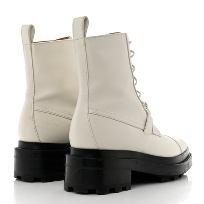 Hermes Glossed Calfskin Funk Ankle Boots 36 Beige Glaise 4 of 10