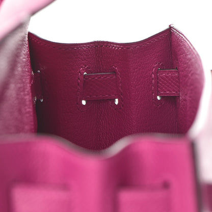 Hermes Epsom Kelly Sellier 25 Rose Pourpre 17 of 36