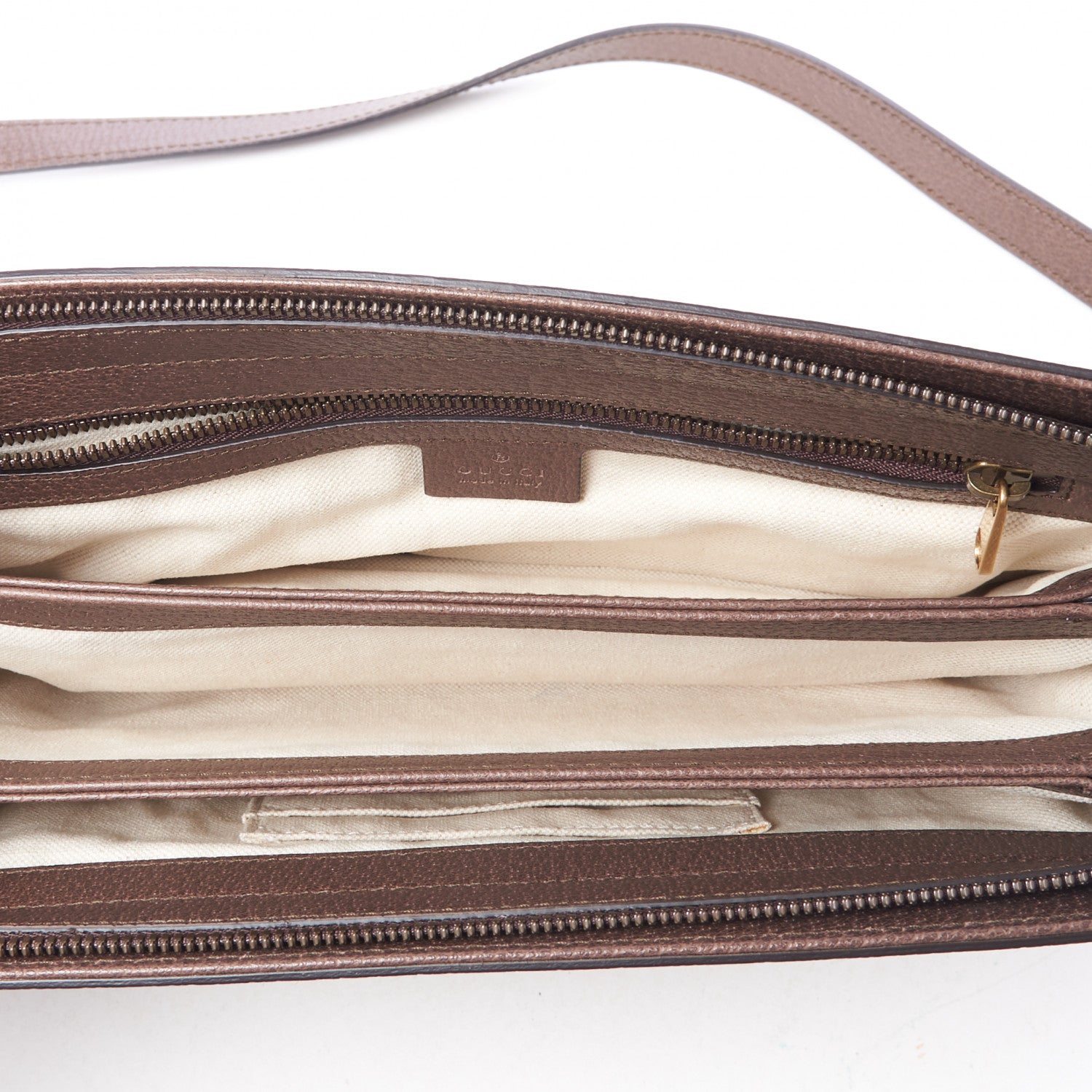 Gucci GG Supreme Monogram Web Medium Ophidia Shoulder Bag Beige New Acero 4 of 8