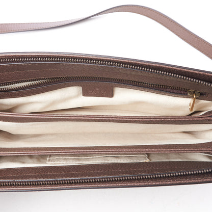 Gucci GG Supreme Monogram Web Medium Ophidia Shoulder Bag Beige New Acero 4 of 8