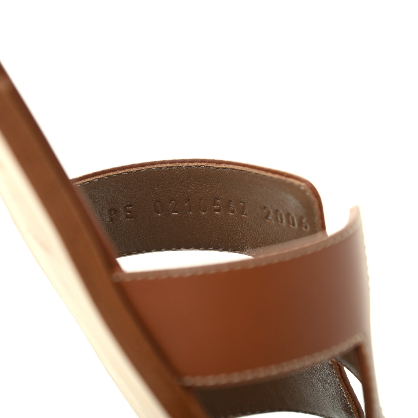 Box Calfskin Oran Sandals 40 Gold
