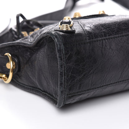Balenciaga Agneau Giant 12 Gold Hardware Mini City Black 8 of 13