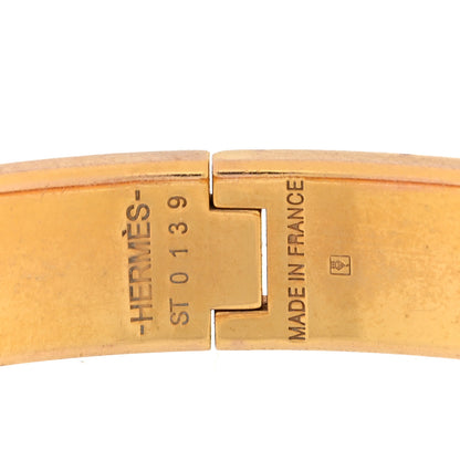 Hermes Enamel Narrow Clic Clac H Bracelet PM White 4 of 4