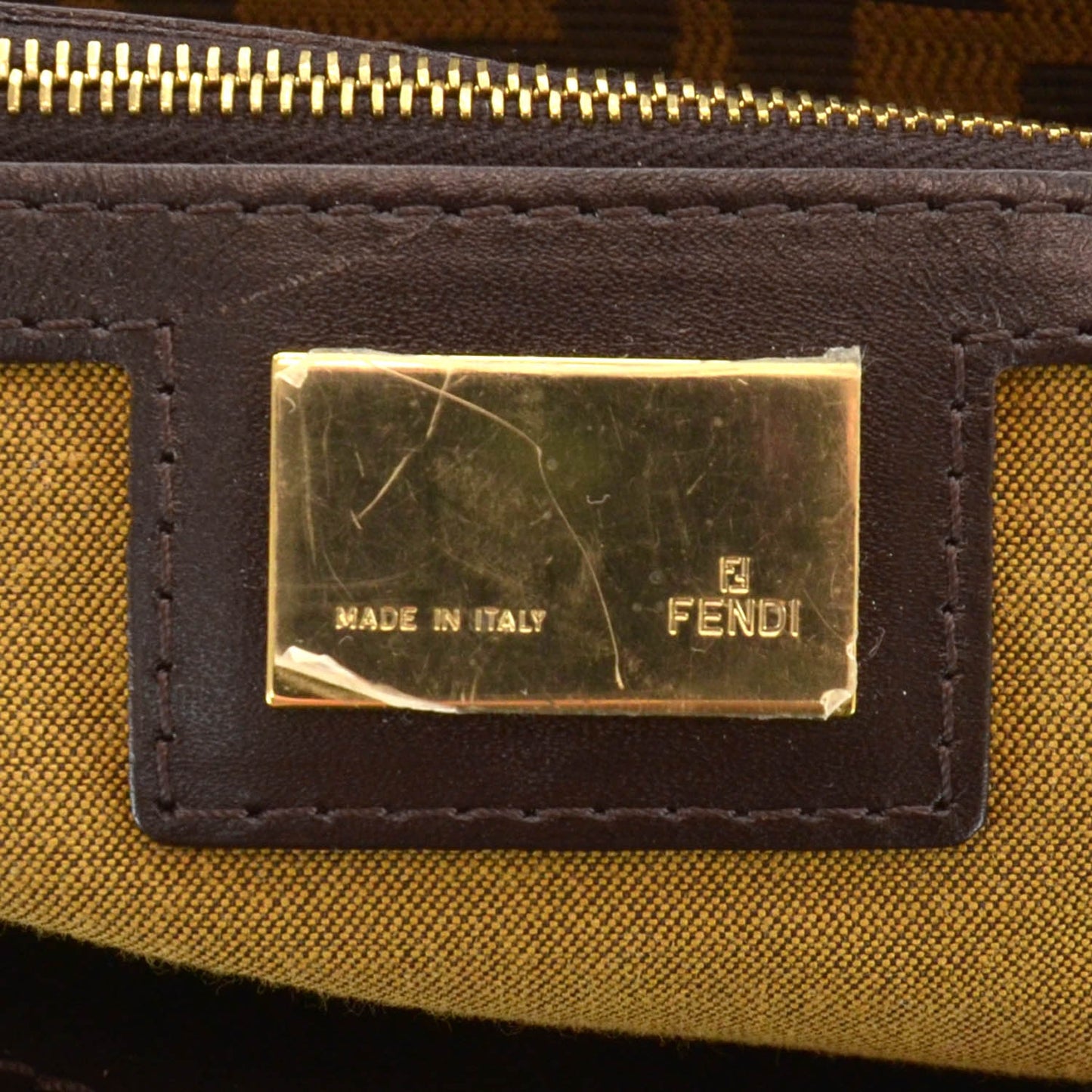 Zucca Large Chef Shopper Tote Tobacco