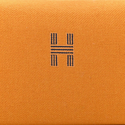 Hermes Wool Large Bride-A-Brac Pouch Coral Ocher Blue 7 of 12