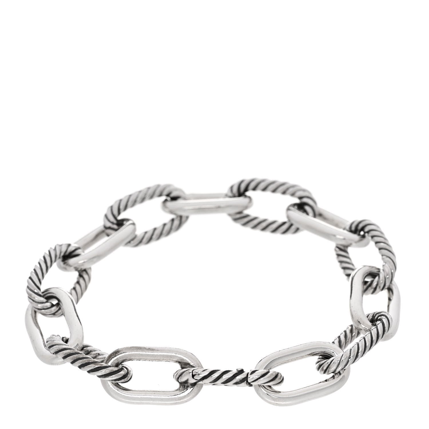 David Yurman Sterling Silver 11mm Madison Chain Bracelet 2 of 3