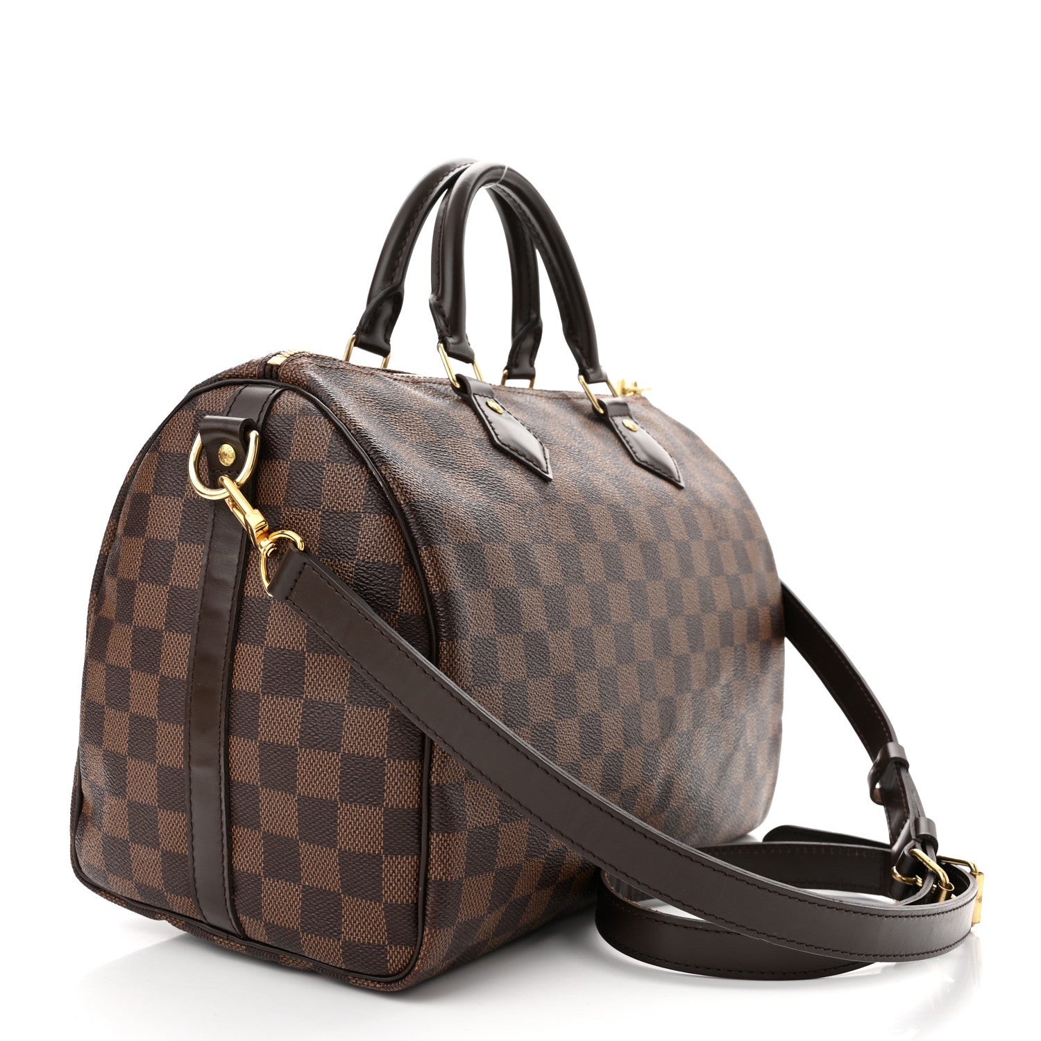 Louis Vuitton Damier Ebene Speedy Bandouliere 30 3 of 10