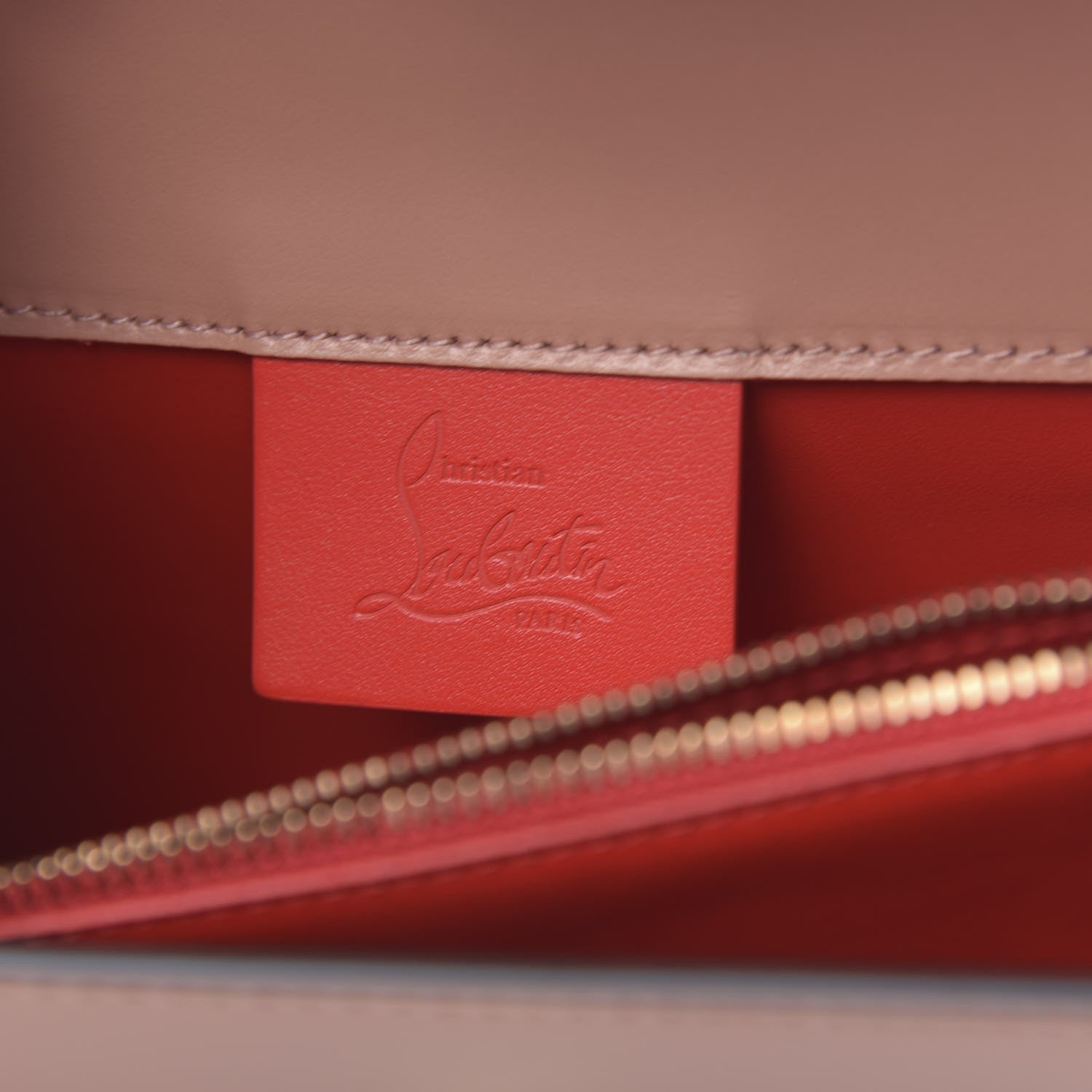 Christian Louboutin Calfskin Small Elisa Shoulder Bag Nude 6 of 11
