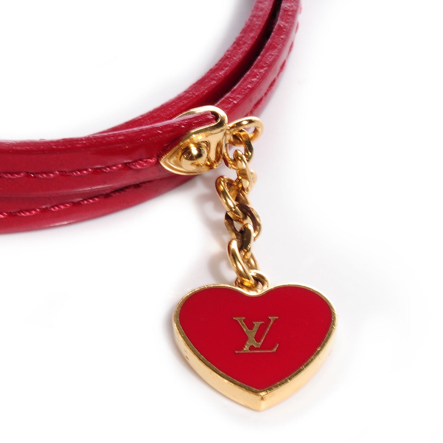 Patent Commit Wrap Bracelet Pomme D'Amour