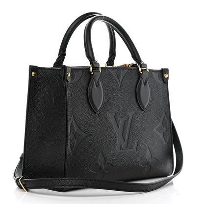 Louis Vuitton Empreinte Monogram Giant Onthego PM Black 3 of 8