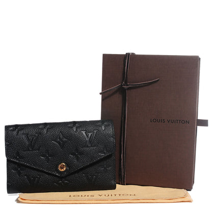Louis Vuitton Empreinte Compact Curieuse Wallet Black 5 of 8