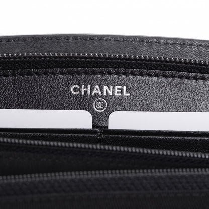 Chanel Patent CC Trousse Maquil Wallet Black 7 of 9