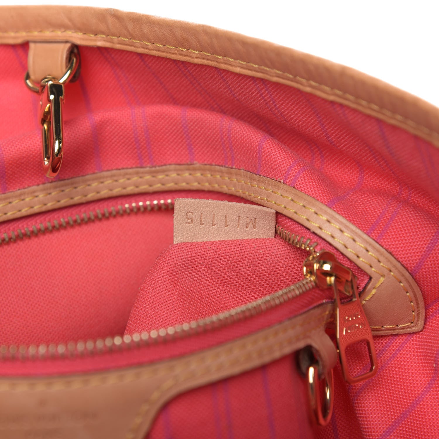 Louis Vuitton Damier Azur Delightful MM Pink 9 of 9