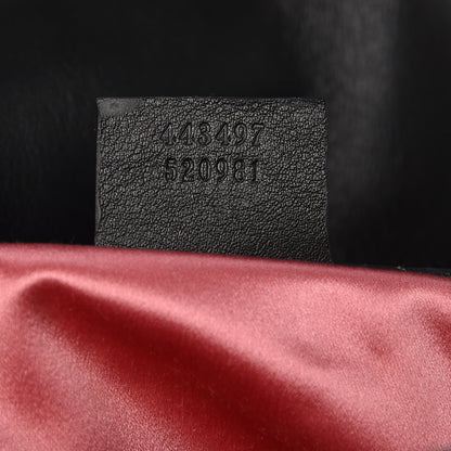Gucci Velvet Matelasse Small GG Marmont Shoulder Bag Black 7 of 12