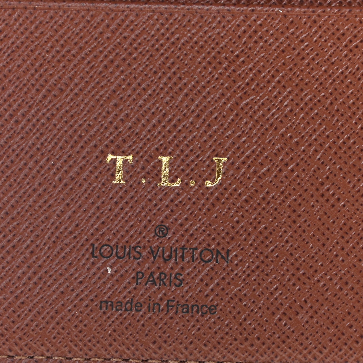 Monogram Medium Ring Agenda Cover