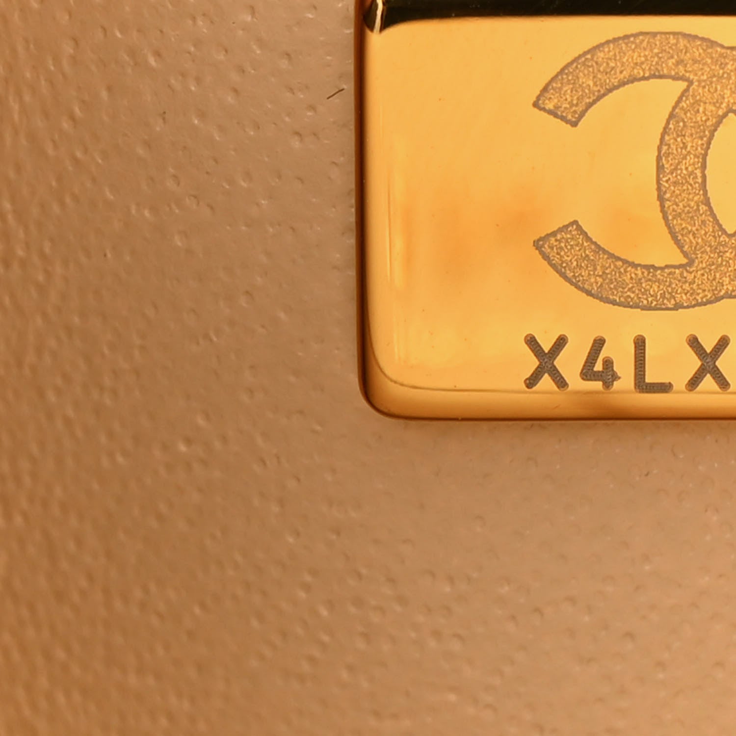 Chanel Caviar Quilted Medium Double Flap Beige Clair 7 of 11