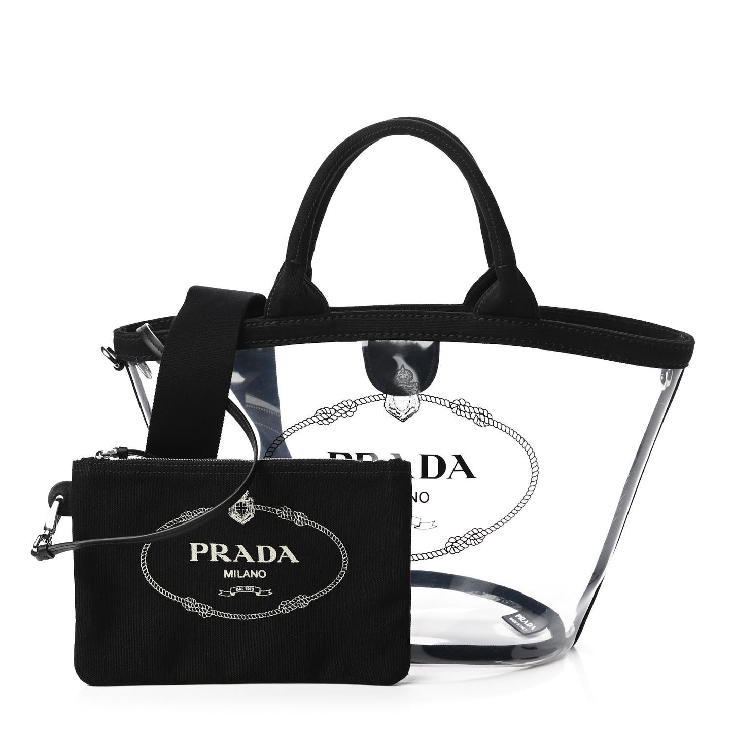 Plexiglass Canapa Small Shopper Tote Black