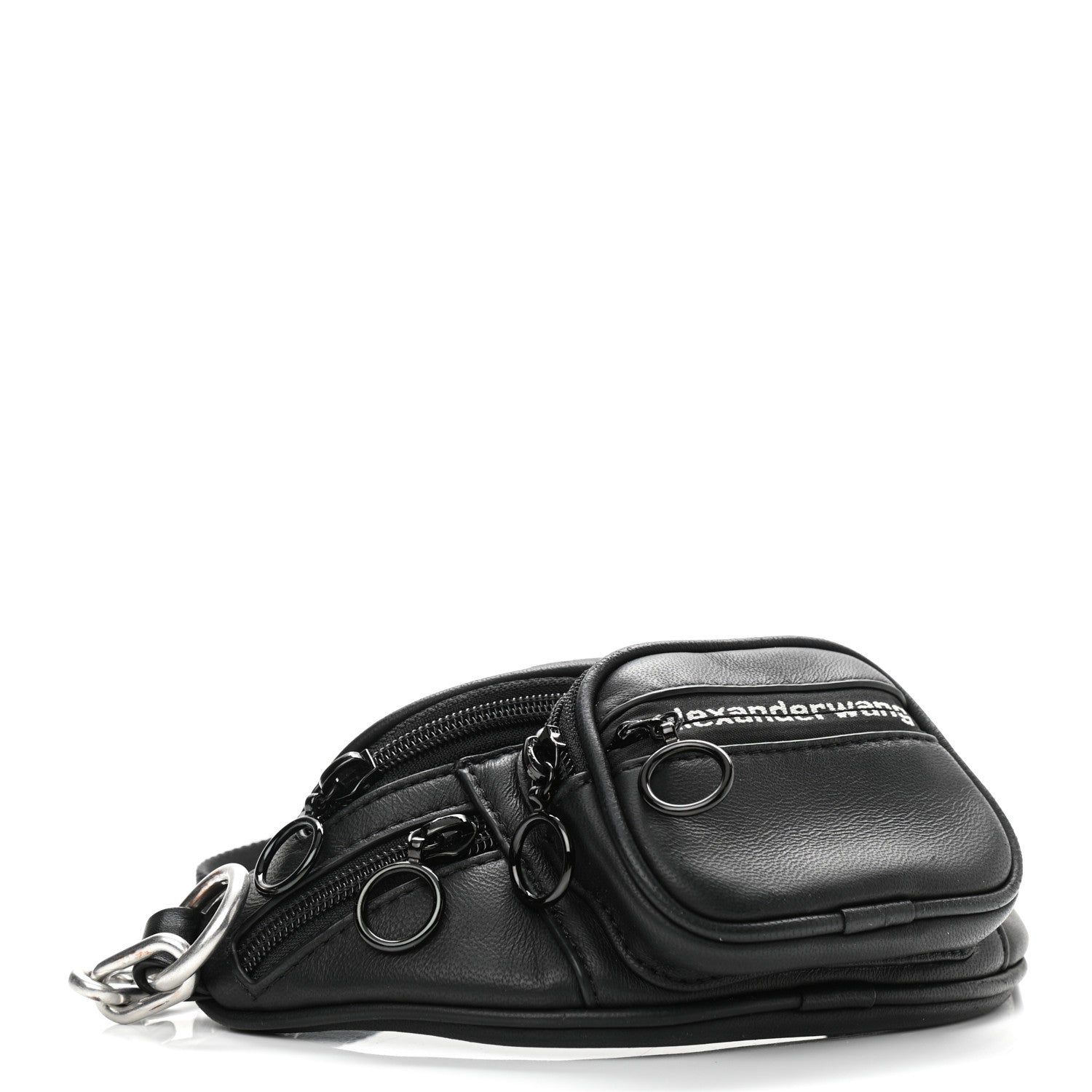 Alexander Wang Lambskin Attica Mini Belt Bag Black 4 of 13
