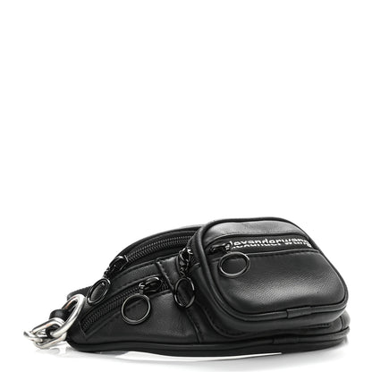 Alexander Wang Lambskin Attica Mini Belt Bag Black 4 of 13