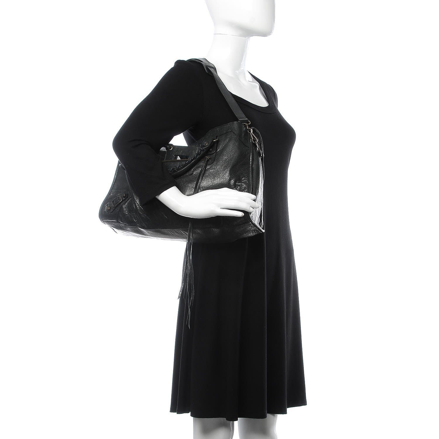 Balenciaga Agneau Classic Hardware City Black 2 of 9