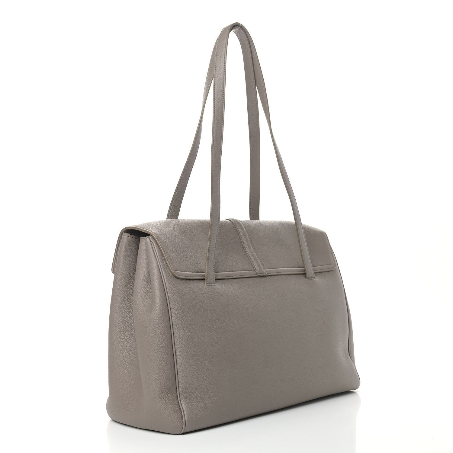Celine Supple Grained Calfskin Large Soft 16 Bag Pebble 3 of 13