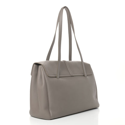 Celine Supple Grained Calfskin Large Soft 16 Bag Pebble 3 of 13