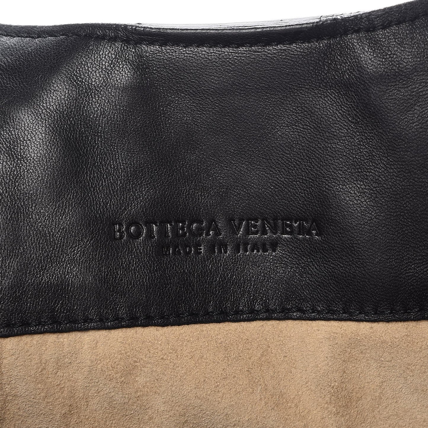 Nappa Intrecciato Shoulder Bag Black