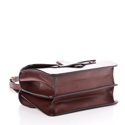Celine Natural Calfskin Medium Symmetrical Bag Burgundy 4 of 10