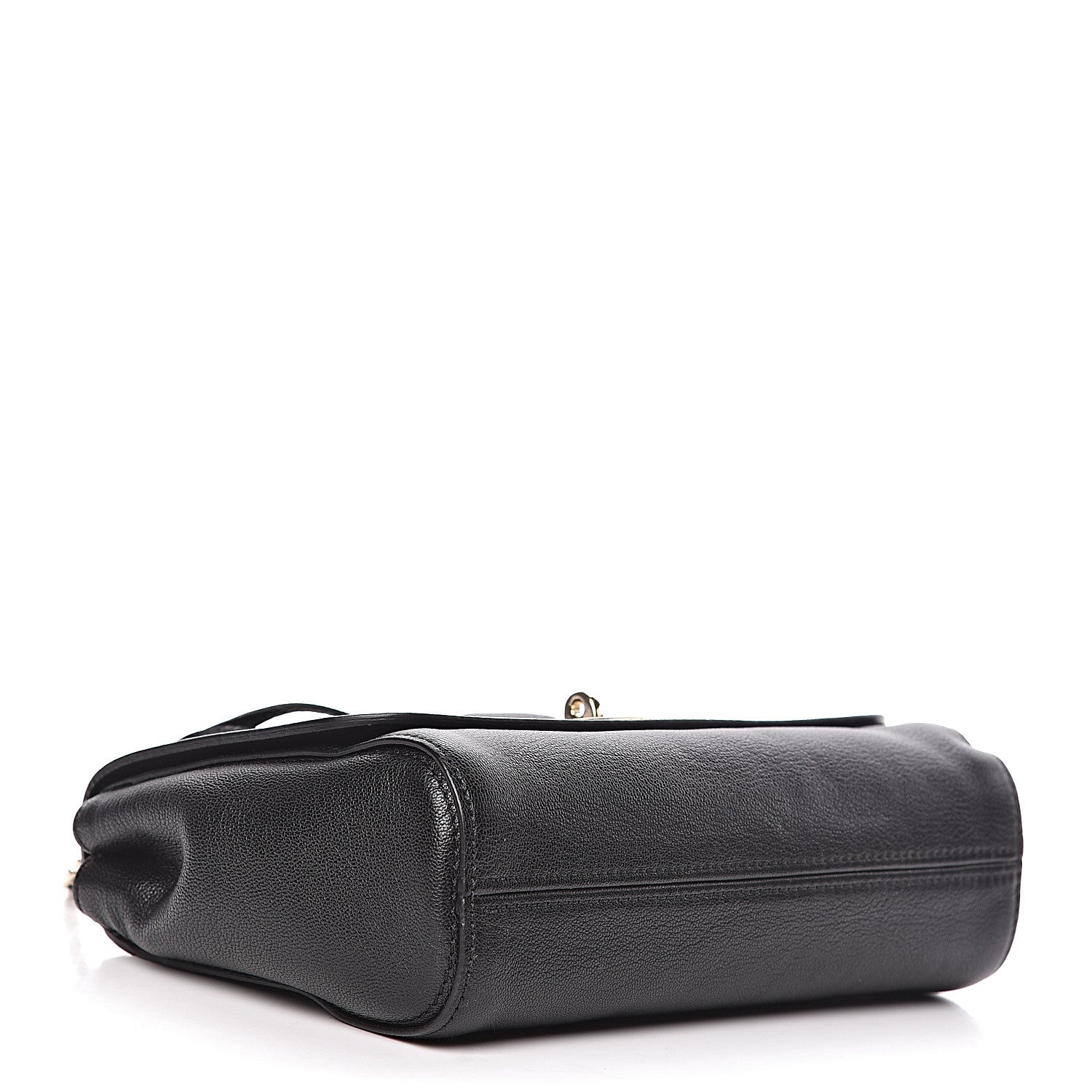 Mulberry Glossy Goatskin Small Lily Flap Black 4 of 11