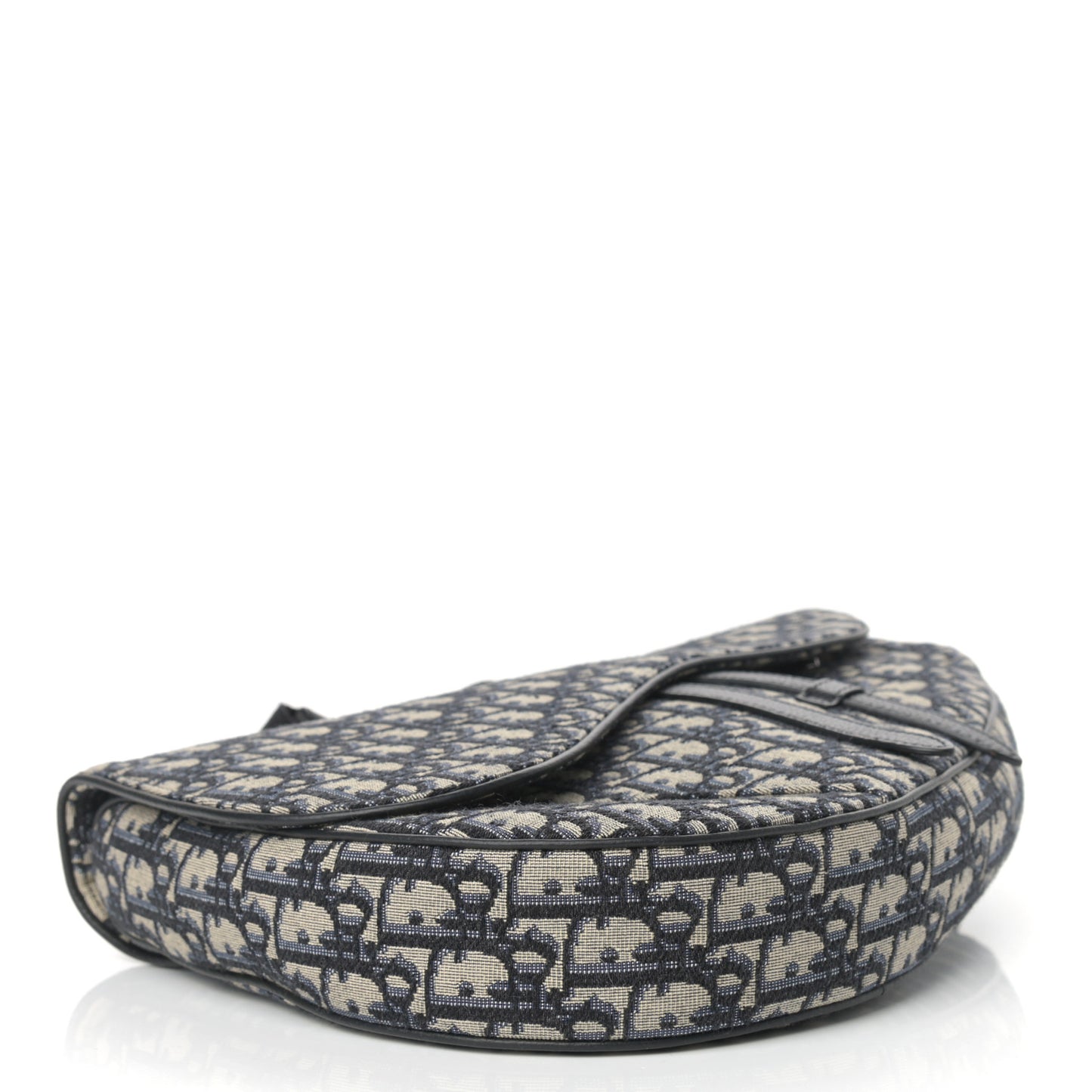 Oblique Mens Maxi Saddle Bag Blue