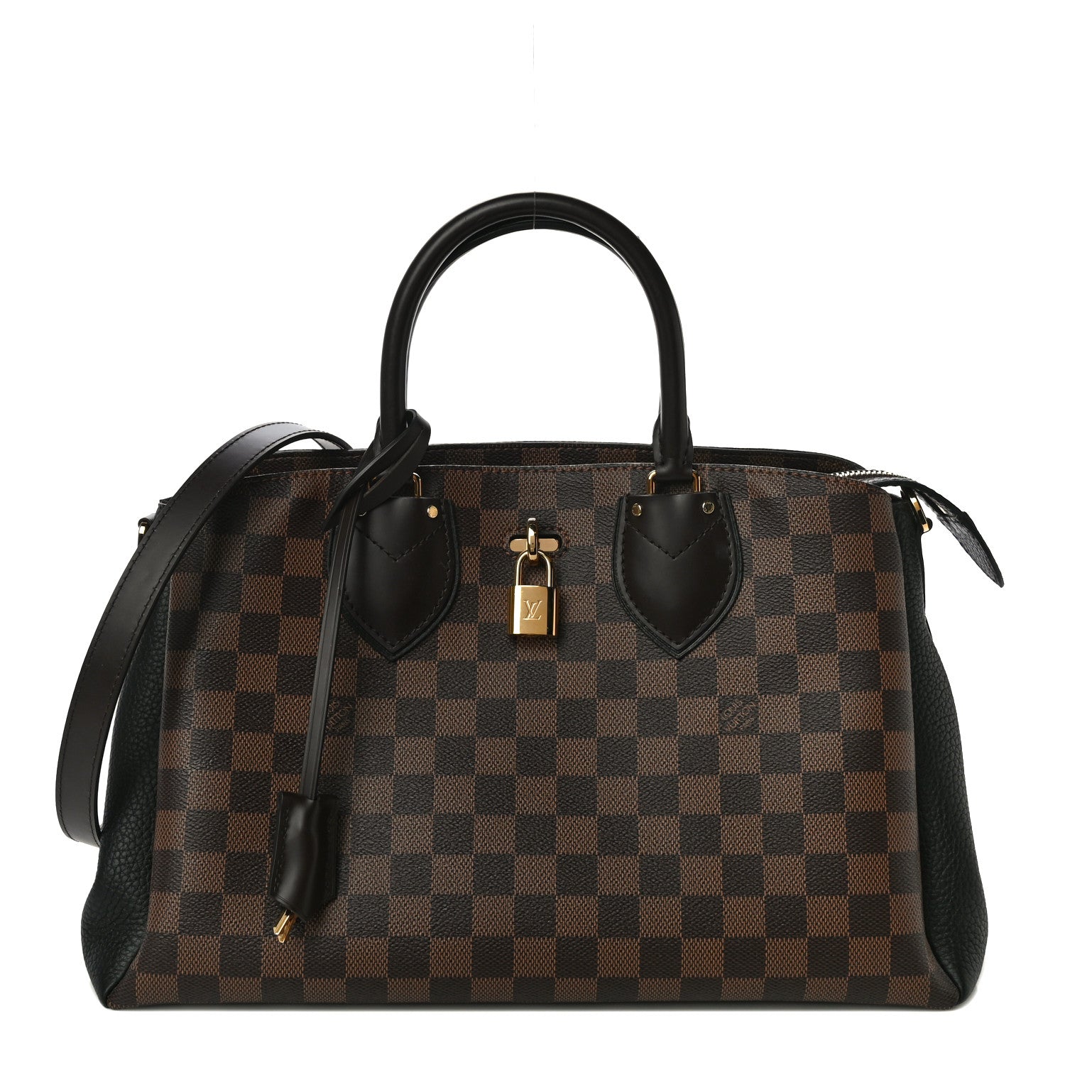 Louis Vuitton Cuir Taurillon Damier Ebene Normandy Black 1 of 9