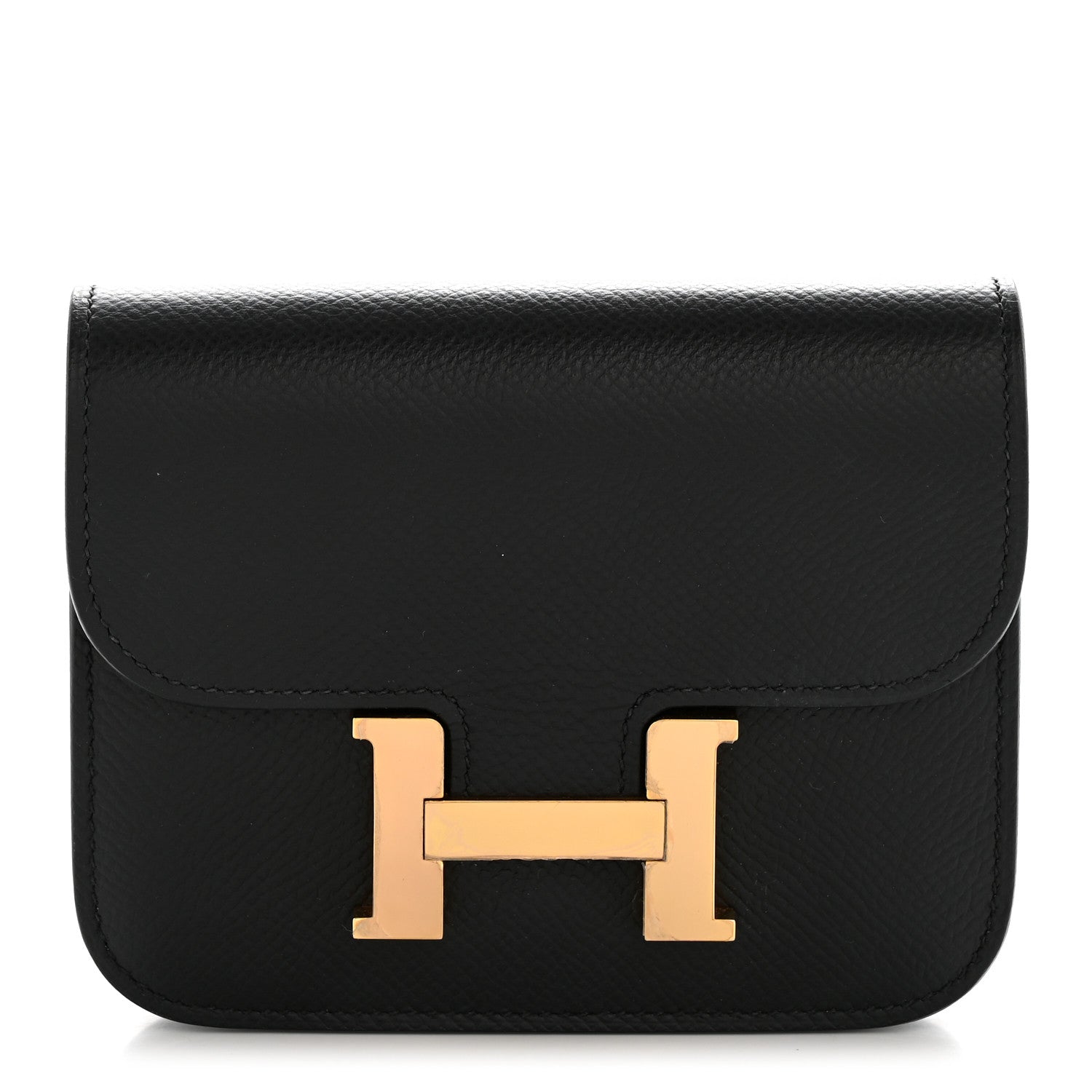 Hermes Epsom Constance Slim Wallet Black 1 of 10