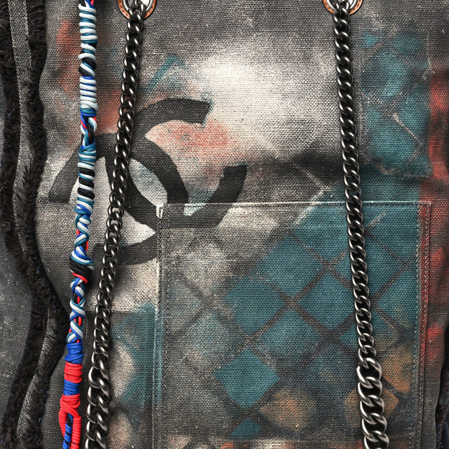 Canvas Graffiti Art School Oh My Boy Tote Black