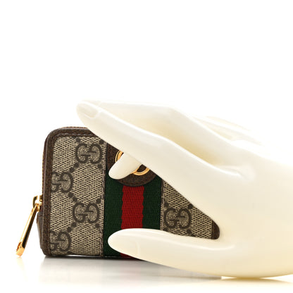 Gucci GG Supreme Monogram Web Ophidia Playing Card Case Beige New Acero 3 of 9