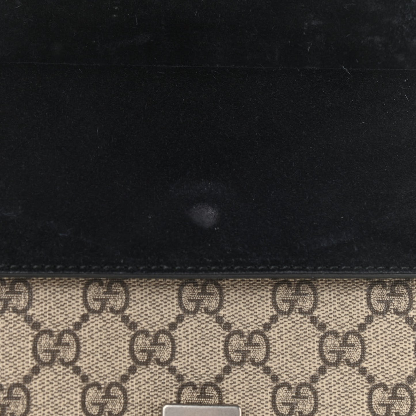 GG Supreme Monogram Mini Dionysus Shoulder Bag Black