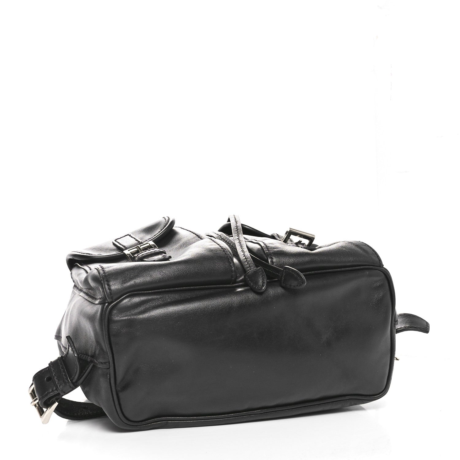 Prada Calfskin Backpack Black 4 of 9