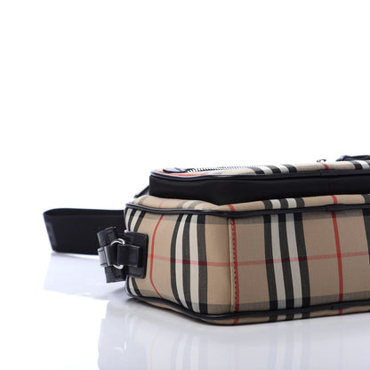 Burberry Vintage Check Calfskin Small Camera Bag Archive Beige 6 of 10