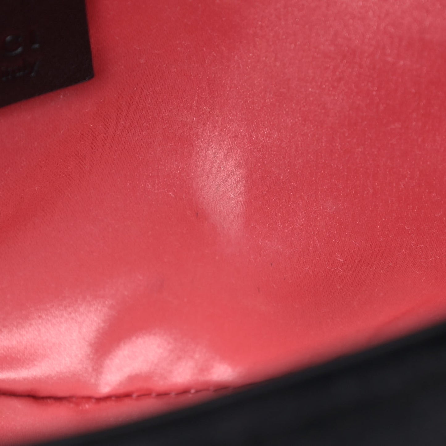 Velvet Matelasse Small GG Marmont Shoulder Bag Black
