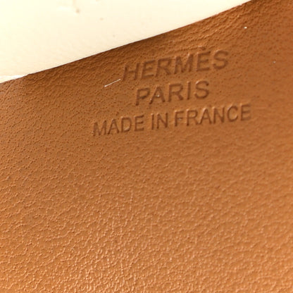 Hermes Milo Lambskin Grigri Rodeo Horse Bag Charm MM Sesame Vert Criquet Craie 3 of 4