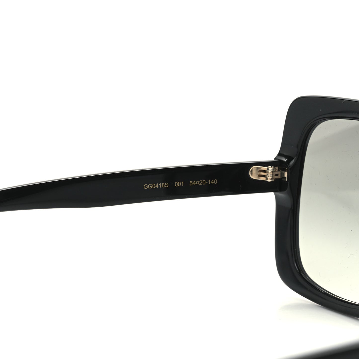 Acetate Square Frame Sunglasses GG0148S Black
