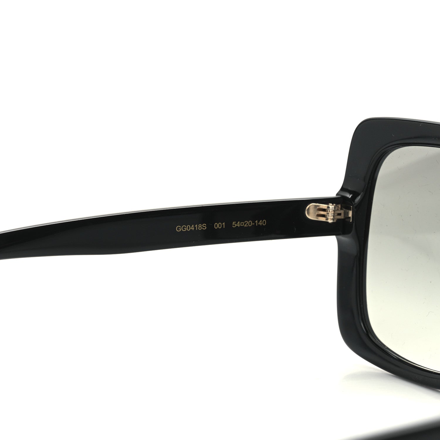 Gucci Acetate Square Frame Sunglasses GG0148S Black 5 of 8