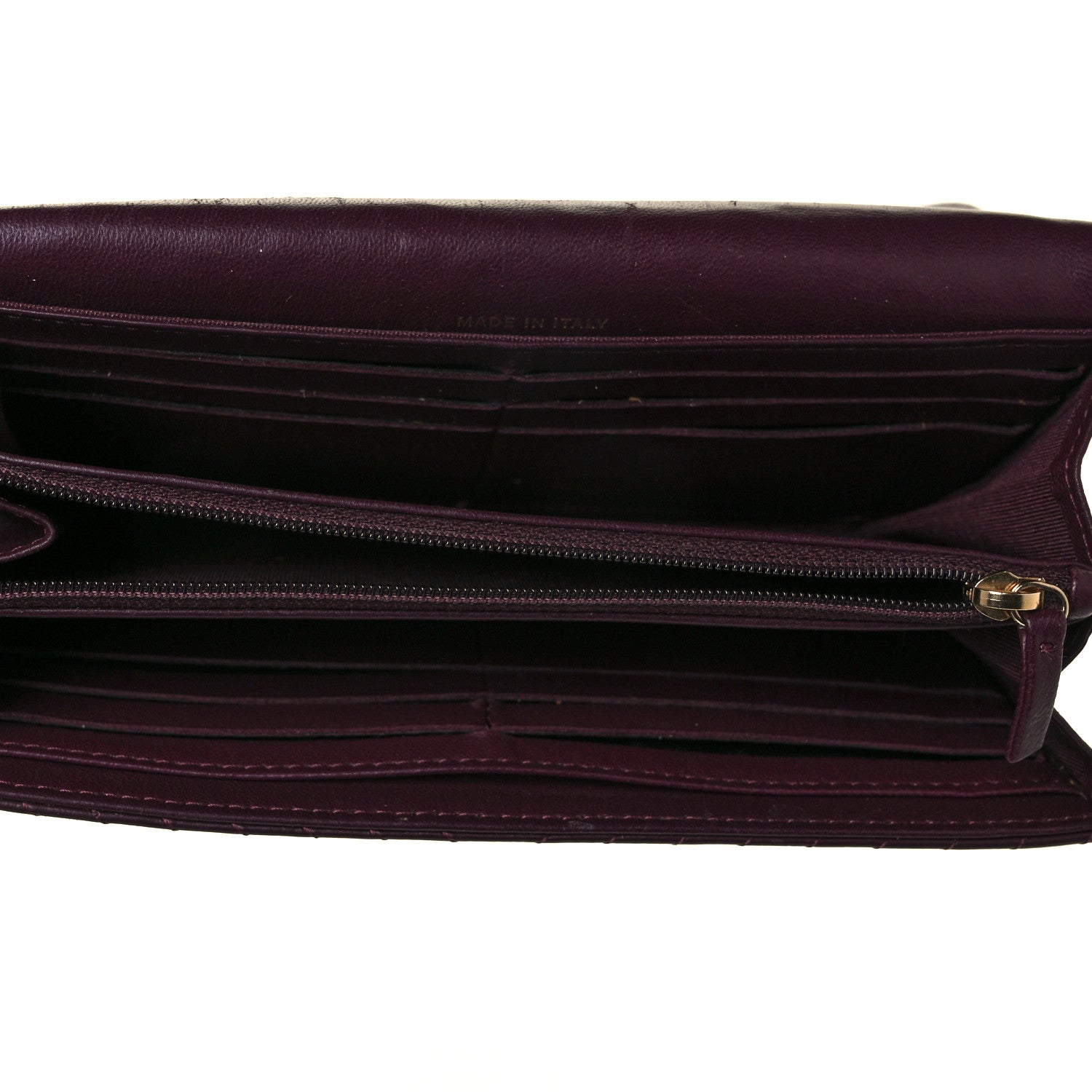 Chanel Aged Calfskin Chevron Quilted 2.55 Reissue Flap Wallet Burgundy 5 of 8