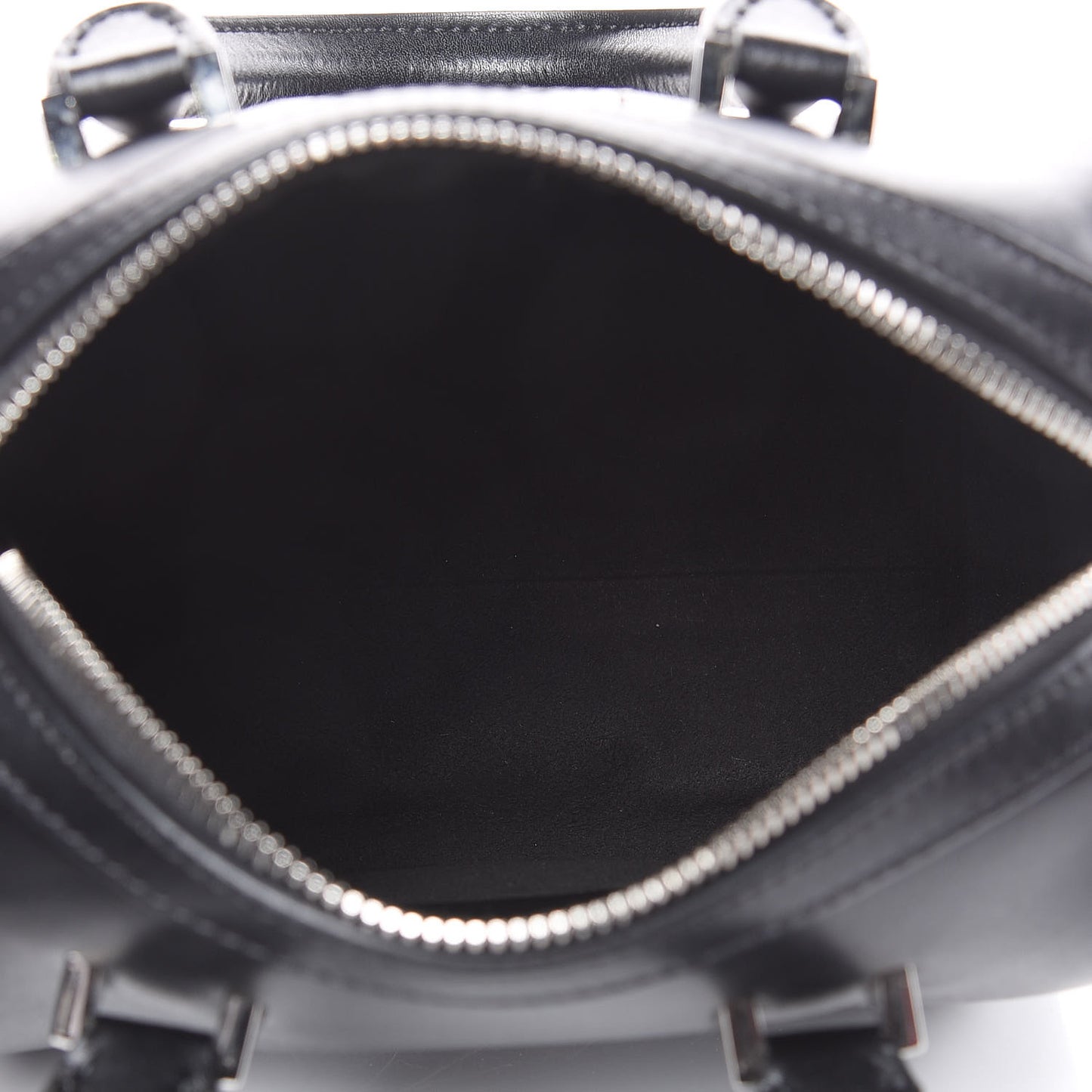 Calfskin Star Micro Lucrezia Black Silver