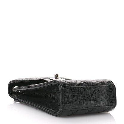Chanel Caviar Quilted Classic Phone Holder Black 4 of 13