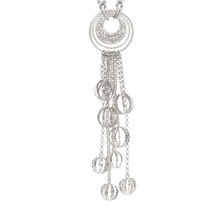 John Hardy Sterling Silver Diamond Langit Long Necklace 3 of 8