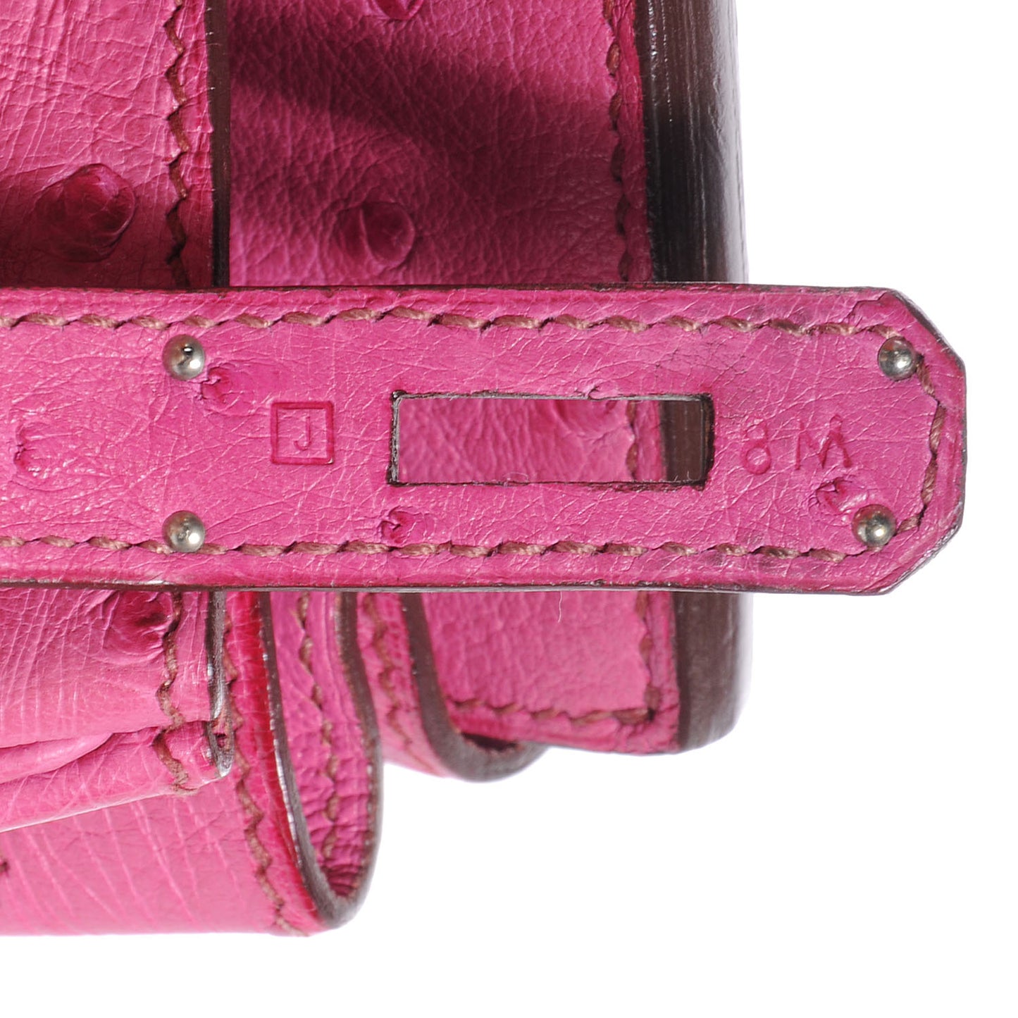 Ostrich Birkin 30 Fuchsia