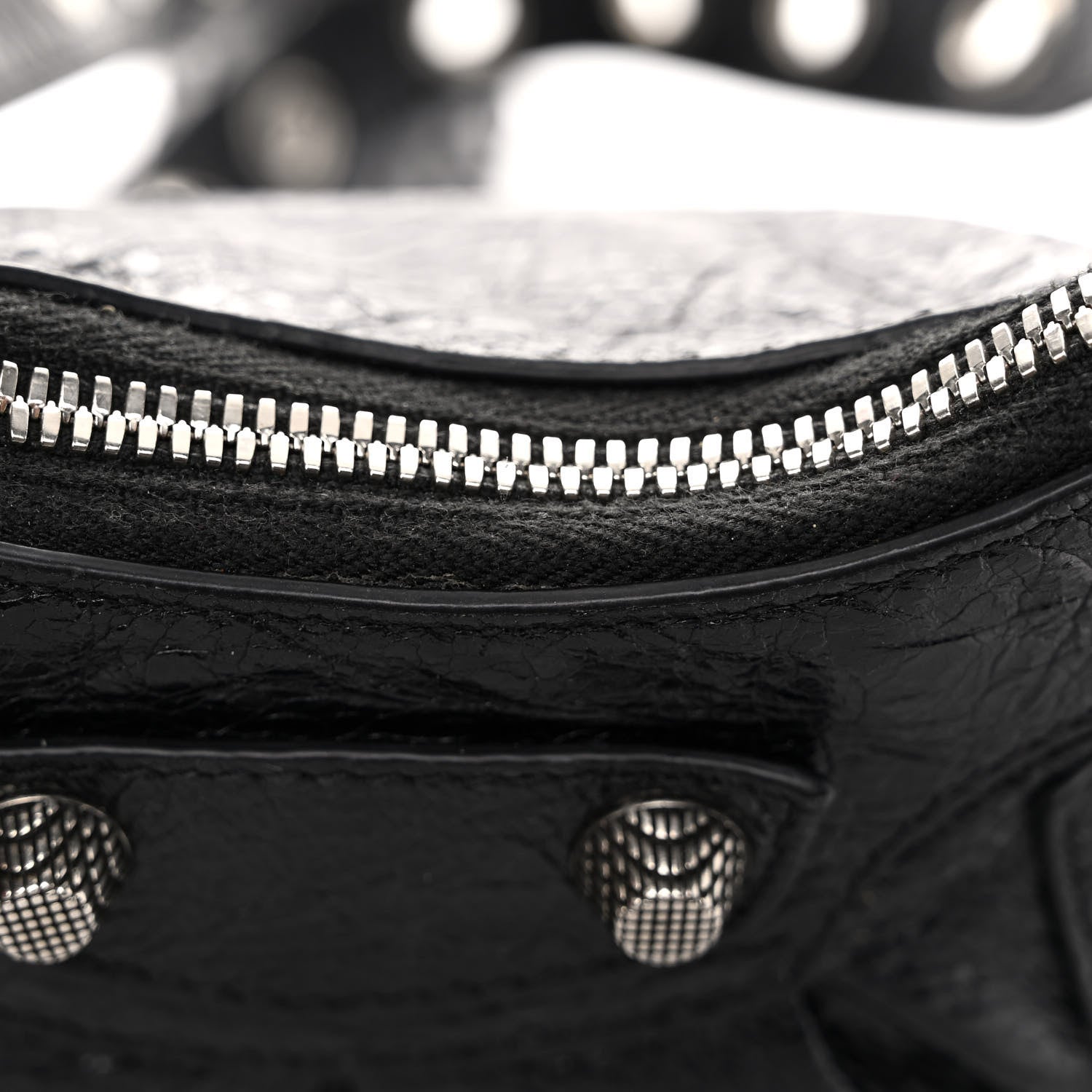 Balenciaga Agneau Arena Le Cagole Shoulder Bag XS Black 11 of 11